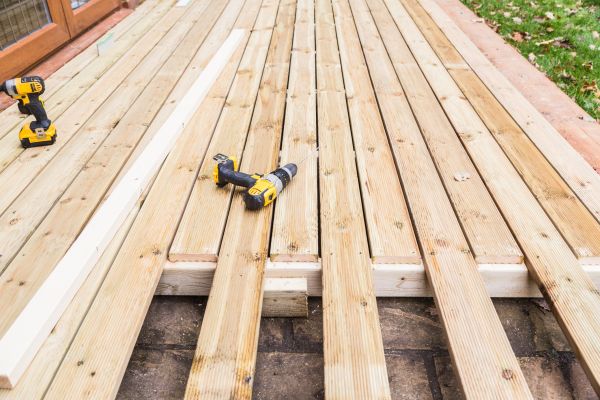 Damaged Deck Boards Repair in Roanoke