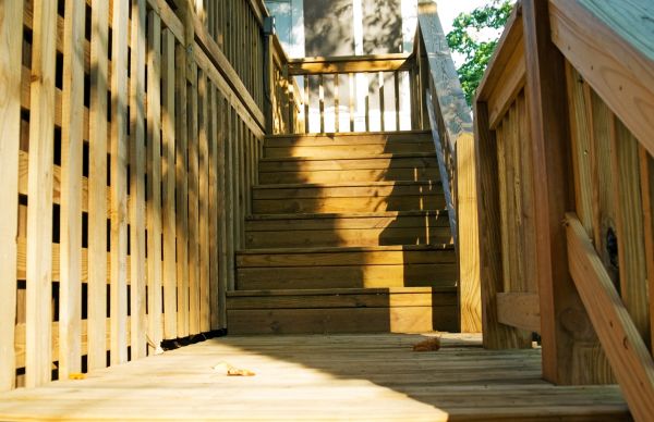 Deck Steps Replacement in Roanoke