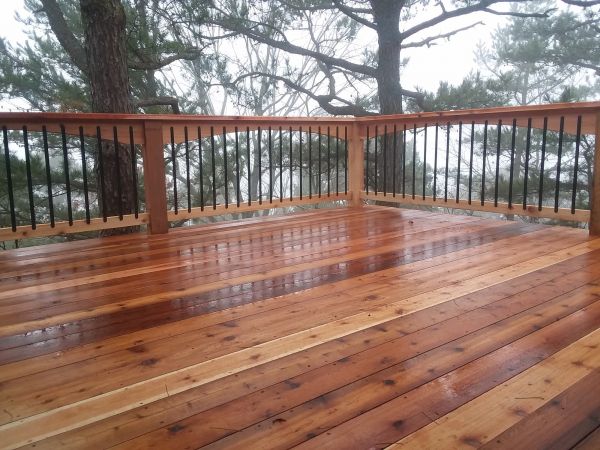 Cedar Deck Repair in Roanoke