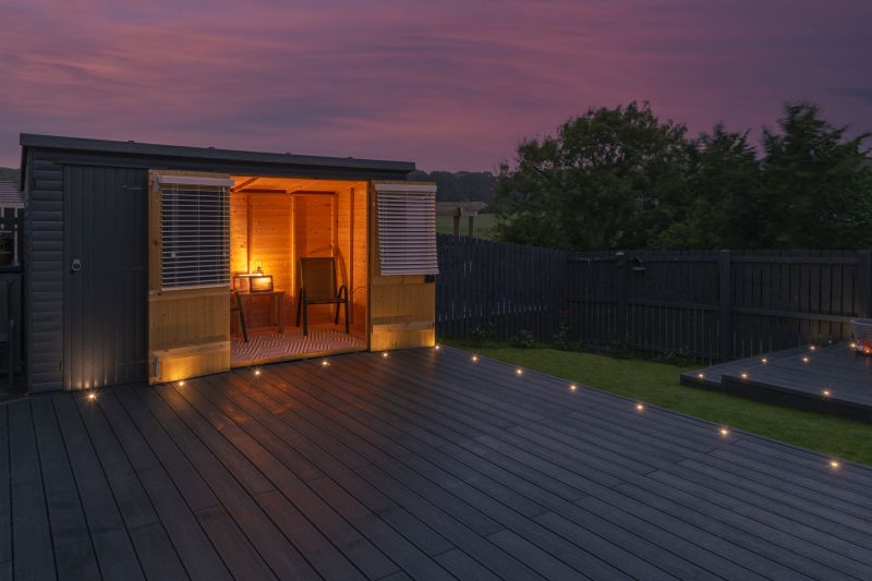 Elegant Deck with Integrated Lighting